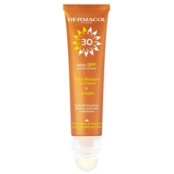 Dermacol Sun vodeodolný pleťový krém na opaľovanie a balzam na pery SPF30 30 ml