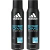 Adidas Men deodorant 2x150ml Ice Dive