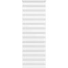 Roleta zebra, biela, šírka látky 85,9 cm, polyester