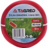 Tagred Tagred Rezacie vlákno do benzínovej kosačky, krovinorezu, hviezdička 2,4mm x 50m