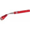 EXTOL PREMIUM 8863021 Držiak teleskopický ohybný s magnetom a LED svetlom, 170-565mm