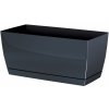 Kvetináč plast sivý Prosperplast 12 cm x 24 x 11 cm