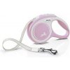 Flexi New Comfort páska, ružová XS: dĺžka 3 m, do 12 kg