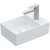 VILLEROY & BOCH - Memento 2.0 Umývadielko, 40x26 cm, bez prepadu, 1 otvor na batériu, alpská biela 43234001
