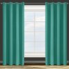 Design 91 ZATEMŇOVACÍ ZÁVES NA KRÚŽKOCH PARISA 135X250 CM TYRKYSOVÁ