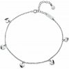 Retiazka na nohu krištálmi Swarovski Love crystal