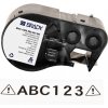 Brady M4C-1000-595-WT-BK / 170833, 25.40 mm x 7.62 m, Vinyl, čierna tlač / biely podklad