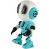 Teddies Robot ECHO opakujúci vety 12 cm kov so zvukom a svetlom