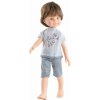Realistická panenka v pyžamu chlapeček Dario od f. Paola Reina ze Španělska (Amigas pijama)