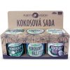 Purity Vision Kokosová sada bio kokosový olej 3 x 120 ml + Purity Vision BIO kokosový olej 120 ml + Purity Vision BIO kokosový olej 120 ml