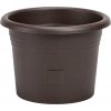 PLASTIA s.r.o. Samozavlažovací kvetináč Narza, čokoláda, priemer 35 cm