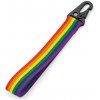 Prívesok na kľúče BagBase Klip na kľúče BG100 Rainbow 2,5 x 20,5 cm