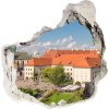 Fototapeta diera na stenu Krakov, poľsko 75x75 cm