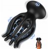 SuperLove Octopus Tentacle Vibrating Penis Massager Black