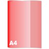 Obal na zošit A4 PP 150 mic. Červená