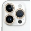AppleKing tvrdené sklá posádzané kamienkami na ochranu šošoviek zadného fotoaparátu pre iPhone 14 Pro/14 Pro Max - zlatá - možnosť vrátiť tovar ZADARMO do 30tich dní
