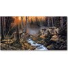 Foto obraz akryl do obývačky Svorka vlkov 100x50 cm