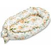 SENSILLO Hniezdo pre bábätko kokon Velvet Peony biela