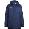 Juniorská futbalová bunda adidas, ENT22 STAD JKTY tmavo modrá,biela 164