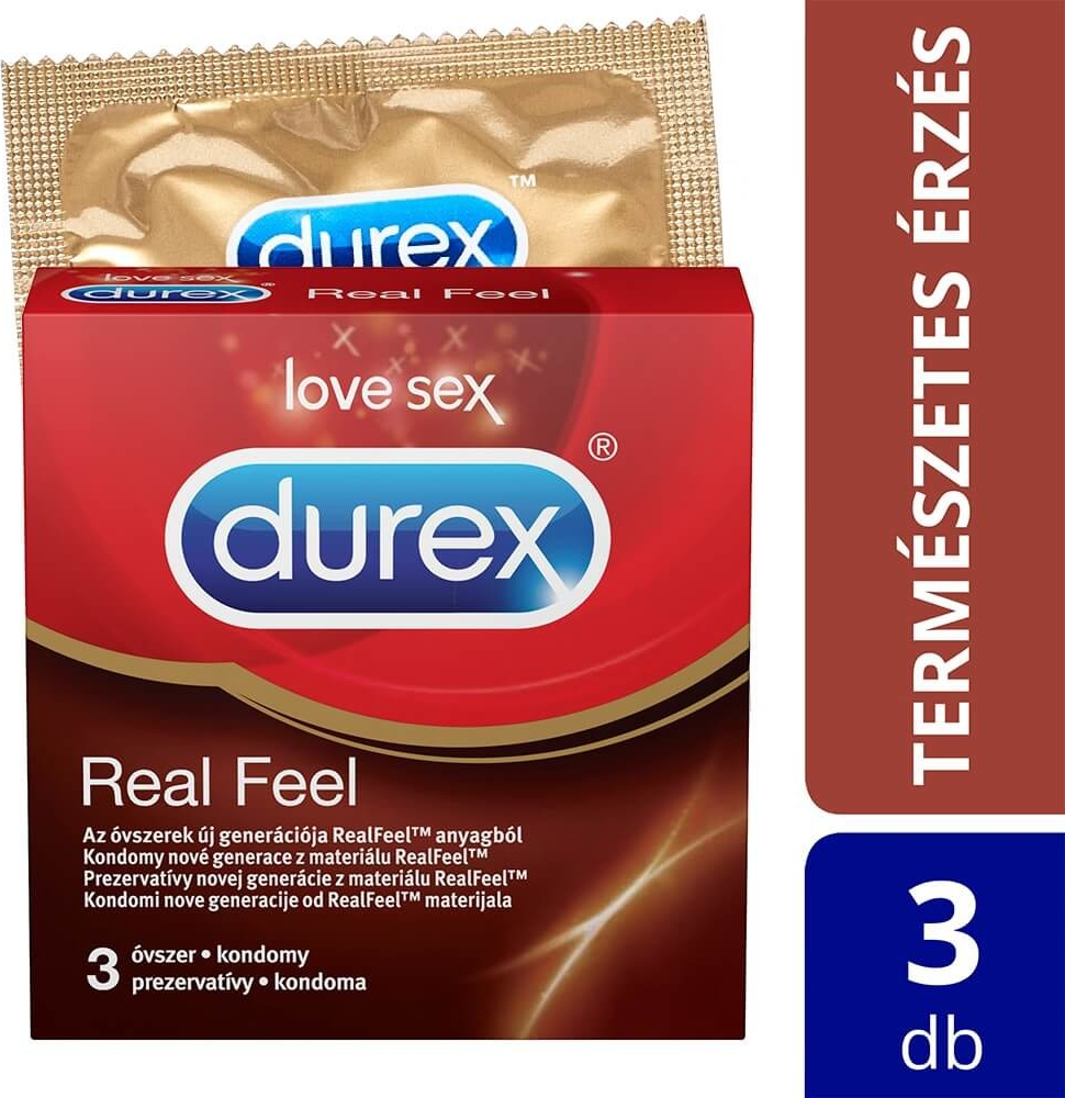 Durex Real Feel 3 ks od 1,76 € - Heureka.sk