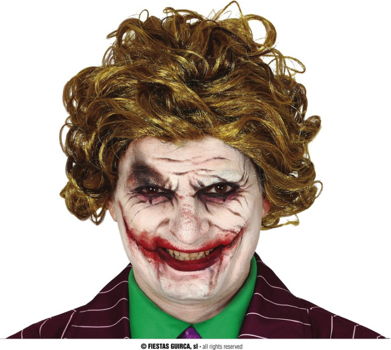 Parochňa Pánska Parochňa The Joker Batman Halloween
