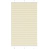 VidaXL Plisovaná roleta krémová 115x200 cm
