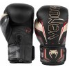 Boxerské rukavice VENUM Elite Evo Black/Gold/Red 10 oz