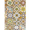 Porto (Portuguese Tiles) Midi 12-month Day-at-a-time Hardback Dayplanner 2025 (Elastic Band Closure)