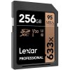 256GB Lexar® Professional 633x SDXC™ UHS-I cards, up to 95MB