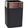 Téglik na zubné kefky LINZ BLACK/BRONZE, 7009605, rozmer 6,8 x 6,8 x 10,6 cm, IMPOL TRADE