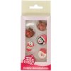 Jedlá dekorácia FunCakes z cukru - Santa, sob, snehuliak, tučniak 12ks