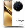 Picasee silikónový čierny obal pre Vivo X200 Pro - Milujem ťa