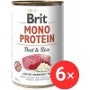 Brit Mono Protein Beef & Rice 6× 400 g