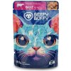 BEEFY BUFFY kapsičky pre mačky mäsové hovädzie kúsky v omáčke 85g (4660)