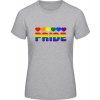 Dámske PRIDE Tričko s Dúhovým dizajnom Pride Športová sivá