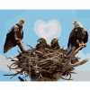 Diamondi Diamantové maľovanie - ORLIE HNIEZDO (D. RUSTY RUST) Rámovanie: bez rámu a bez vypnutia plátna, Rozmer: 40x50 cm