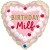 Fóliový balónik Happy Birthday Milf, 45 cm