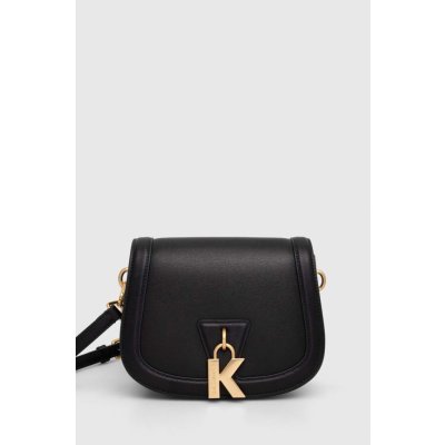 Karl Lagerfeld kožená kabelka čierna 240W3050