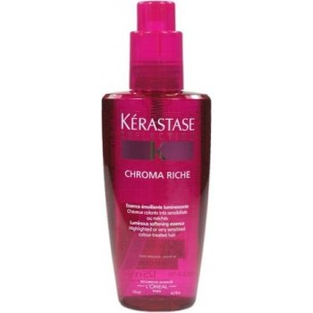 Kérastase Reflection Chroma Riche Luminous Softening Essence vlasová esencie na poškodené, farbené a citlivé vlasy 125 ml