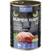 Super Rafi krmivo pre mačky s prepelicou a králičou pečeňou 400g