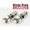 LED AUTO ŽIAROVKA T4W BA9S 5 SMD 5050 1.5W Canbus