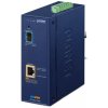 Planet IXT-900-1X1UP priemyselný konvertor 1x 10G Base-T 802.3bt PoE++ / SFP+ 10G Base-X, IP40, -40~75°C, dual power
