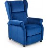 Halmar Polohovacie kreslo RELAXA tmavomodré V-CH-AGUSTIN_2-FOT-GRANATOWY + záruka 3 roky zadarmo