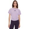 Dámske tréningové tričko s krátkym rukávom ADIDAS-Power Tee POWPLU Fialová L 25/26