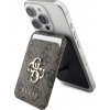 Guess 4G Metal Logo MagSafe Cardslot Peněženka se Stojanem Brown