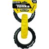 TONKA Hračka pre psov gumové 3-kruhové ťahadlo s flexibilným vzorom 27 cm
