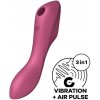 Vibrátor SATISFYER CURVY TRINITY 3 červený