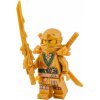 NOVÁ Lego Figurka Ninjago - Zlatý Lloyd s maskou + katany + dračí meč