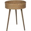 Clayre & Eef Odkladací stolík s bambusovou výplňou - 46 * 62 cm - Clayre & Eef