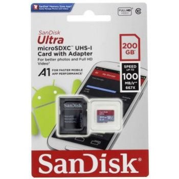 SanDisk microSDXC 200GB UHS-I U1 SDSQUAR-200G-GN6MA od 31,97 € - Heureka.sk